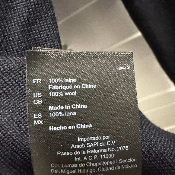 NEW Sandro Men’s Outline Fine Knit Wool Cardigan XS - Picture 6 of 7